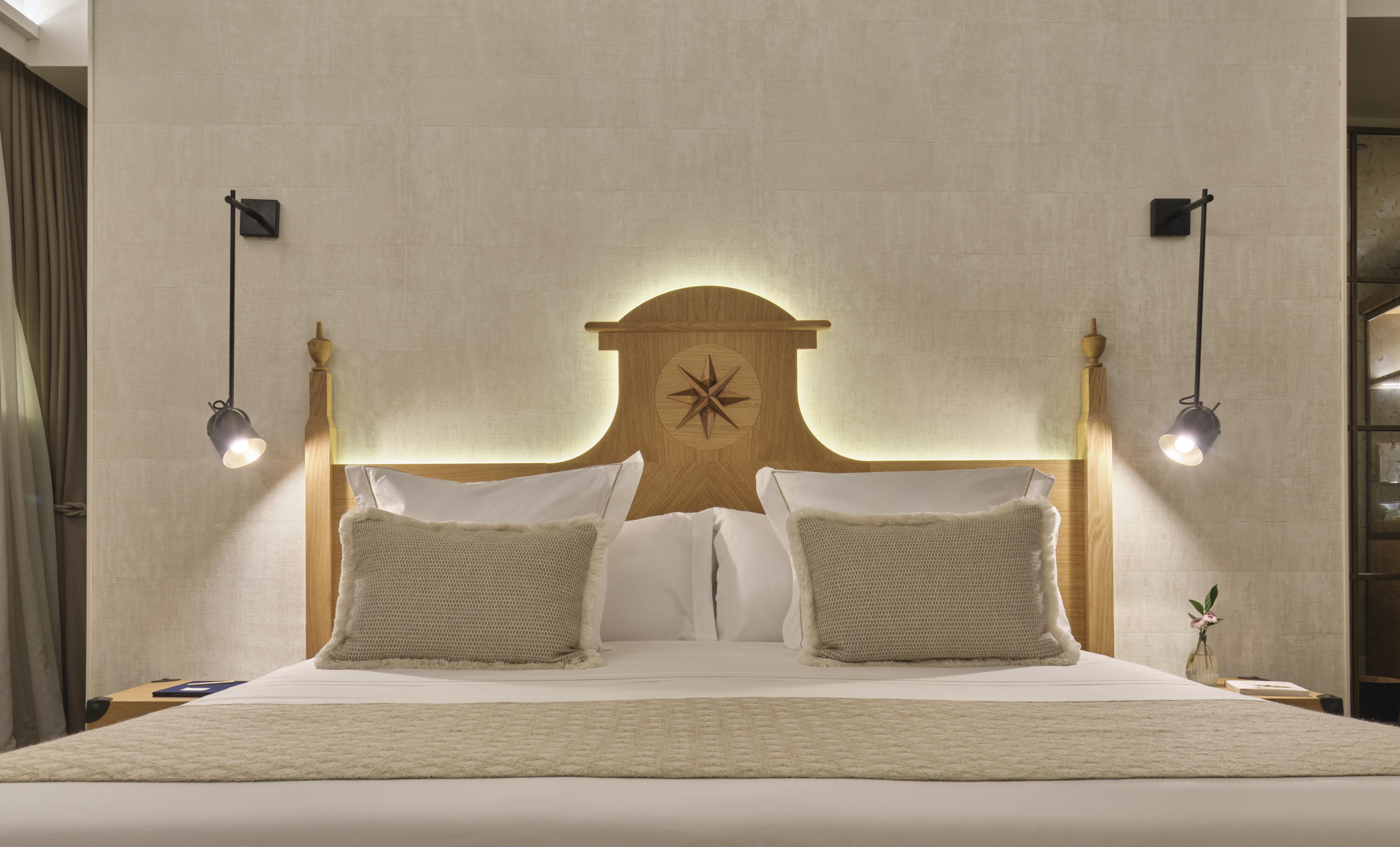 Hotel Antigua Palma - Casa Noble Exterior foto A bed with a headboard