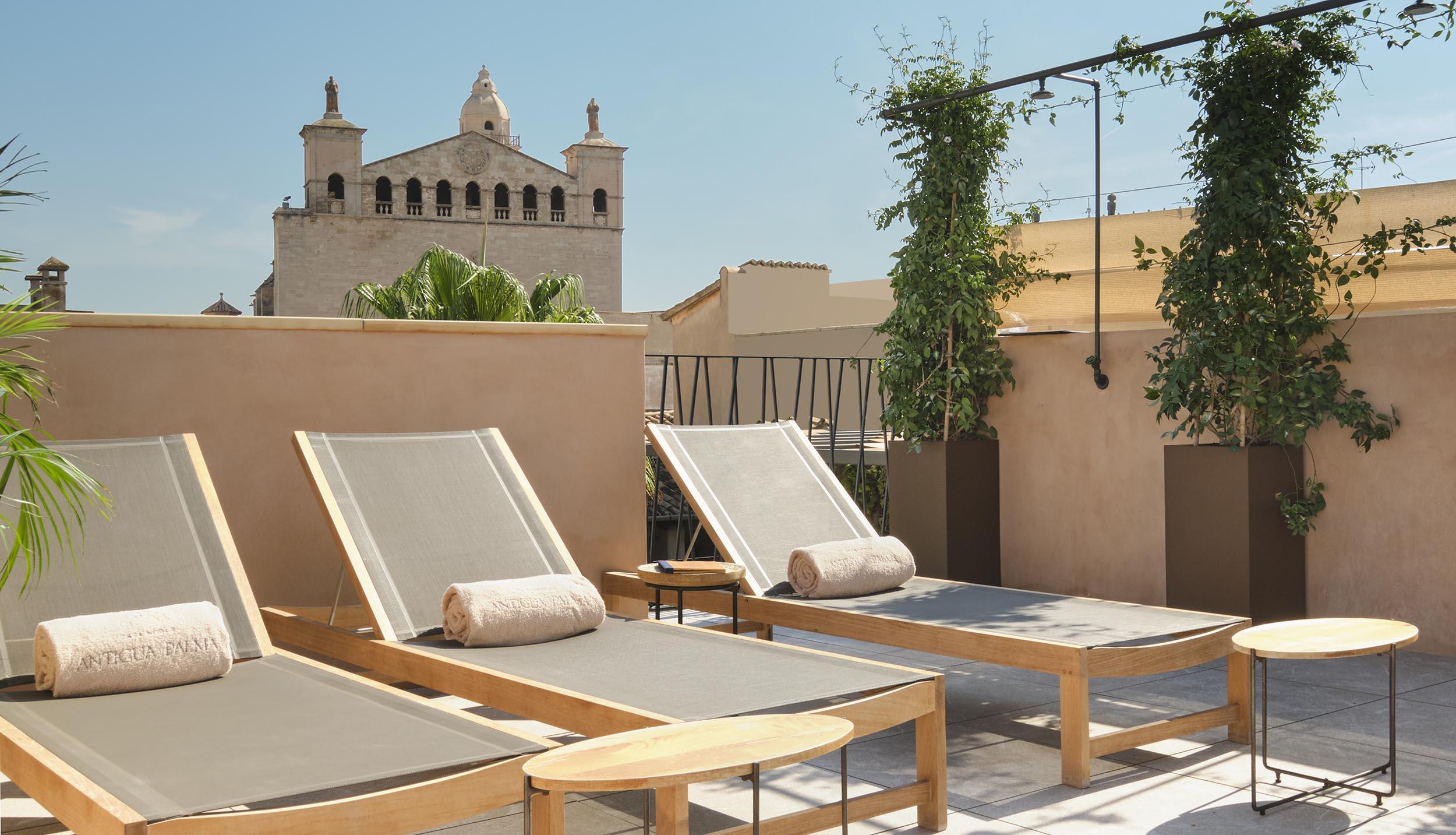 Hotel Antigua Palma - Casa Noble Exterior foto Rooftop pool