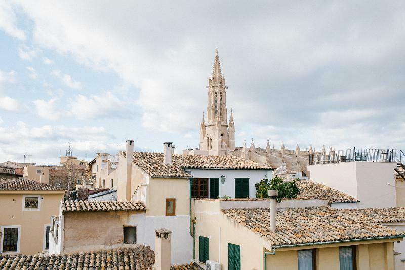 Hotel Antigua Palma - Casa Noble Exterior foto The bell tower of the church of San Bartolomé